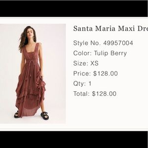 Free People Santa Maria Maxi Dress